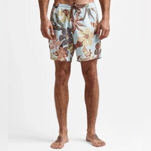 Roark Shorey Boardshorts Paradaiso Light Blue Size Medium